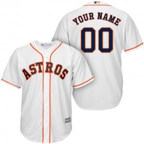 Wholesale Cheap Houston Astros Majestic Cool Base Custom Jersey White