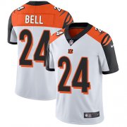 Wholesale Cheap Nike Bengals #24 Vonn Bell White Men's Stitched NFL Vapor Untouchable Limited Jersey