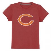 Wholesale Cheap Chicago Bears Sideline Legend Authentic Logo Youth T-Shirt Red