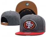 Wholesale Cheap NFL San Francisco 49ers Fresh Logo Adjustable Hat