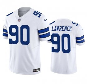 Wholesale Cheap Men\'s Dallas Cowboys #90 Demarcus Lawrence White 2023 F.U.S.E. Vapor Limited Stitched Football Jersey