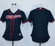 Wholesale Cheap Twins Blank Navy Blue Alternate Road Women's Stitched MLB Jersey