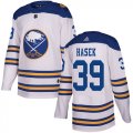 Wholesale Cheap Adidas Sabres #39 Dominik Hasek White Authentic 2018 Winter Classic Stitched NHL Jersey