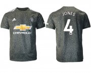 Wholesale Cheap Men 2020-2021 club Manchester United away aaa version 4 black Soccer Jerseys
