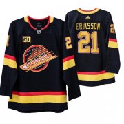 Wholesale Cheap Vancouver Canucks #21 Loui Eriksson 50th Anniversary Skate 2019-20 Jersey