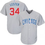 Wholesale Cheap Cubs #34 Jon Lester Grey Road Stitched Youth MLB Jersey