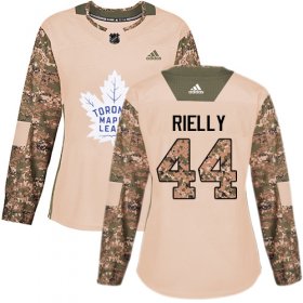 Wholesale Cheap Adidas Maple Leafs #44 Morgan Rielly Camo Authentic 2017 Veterans Day Women\'s Stitched NHL Jersey