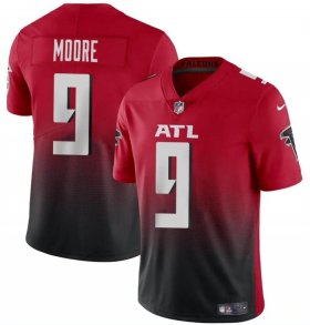 Cheap Men\'s Atlanta Falcons #9 Rondale Moore Red Black Vapor Untouchable Limited Football Stitched Jersey