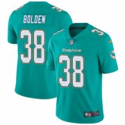 Wholesale Cheap Nike Dolphins #38 Brandon Bolden Aqua Green Team Color Men's Stitched NFL Vapor Untouchable Limited Jersey