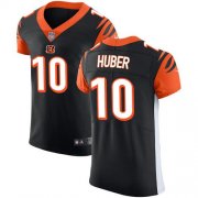 Wholesale Cheap Nike Bengals #10 Kevin Huber Black Team Color Men's Stitched NFL Vapor Untouchable Elite Jersey
