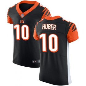 Wholesale Cheap Nike Bengals #10 Kevin Huber Black Team Color Men\'s Stitched NFL Vapor Untouchable Elite Jersey