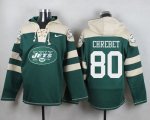 Wholesale Cheap Nike Jets #80 Wayne Chrebet Green Player Pullover NFL Hoodie