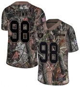 Wholesale Cheap Nike Raiders #98 Trent Brown Camo Men's Stitched NFL Limited Rush Realtree Jersey