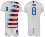 Wholesale Cheap USA #8 Ertz Home Soccer Country Jersey