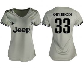 Wholesale Cheap Women\'s Juventus #33 Bernardeschi Away Soccer Club Jersey