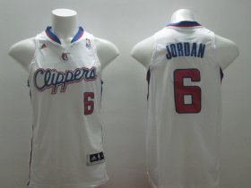 Wholesale Cheap Los Angeles Clippers #6 DeAndre Jordan Revolution 30 Swingman White Jersey