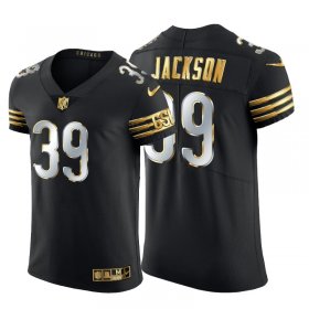 Wholesale Cheap Chicago Bears #39 Eddie Jackson Men\'s Nike Black Edition Vapor Untouchable Elite NFL Jersey