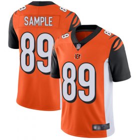 Wholesale Cheap Nike Bengals #89 Drew Sample Orange Alternate Men\'s Stitched NFL Vapor Untouchable Limited Jersey