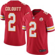 Wholesale Cheap Nike Chiefs #2 Dustin Colquitt Red Team Color Youth Stitched NFL Vapor Untouchable Limited Jersey