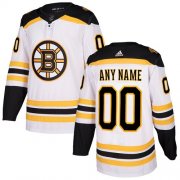 Wholesale Cheap Men's Adidas Bruins Personalized Authentic White Road NHL Jersey