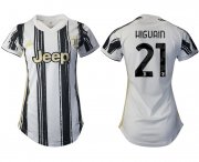 Wholesale Cheap Women 2020-2021 Juventus home aaa version 21 white Soccer Jerseys