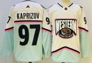 Wholesale Cheap Men's Minnesota Wild #97 Kirill Kaprizov White 2023 All Star Authentic Jersey