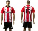 Wholesale Cheap Athletic Bilbao #19 Muniain Home Soccer Club Jersey