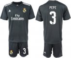 Wholesale Cheap Real Madrid #3 Pepe Away Soccer Club Jersey