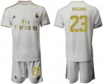 Wholesale Cheap Real Madrid #23 Hazard White Home Soccer Club Jersey