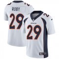 Wholesale Cheap Nike Broncos #29 Bradley Roby White Men's Stitched NFL Vapor Untouchable Limited Jersey