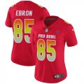 Wholesale Cheap Nike Colts #85 Eric Ebron Red Women's Stitched NFL Limited AFC 2019 Pro Bowl Jersey
