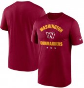 Wholesale Cheap Men's Washington Commanders Nike Burgundy Arch Legend T Shirt