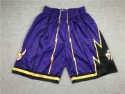 Wholesale Cheap Men's Toronto Raptors Purple Hardwood Classics Soul Swingman Throwback Shorts