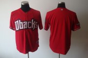 Wholesale Cheap Diamondbacks Blank Red Cool Base Stitched MLB Jersey