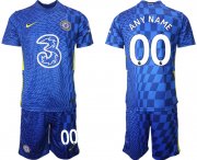 Wholesale Cheap Men 2021-2022 Club Chelsea FC home blue customized Nike Soccer Jerseys