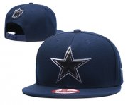Wholesale Cheap NFL Dallas Cowboys Big Logo Navy Snapback Adjustable Hat GS13