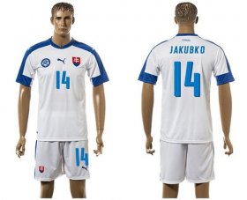 Wholesale Cheap Slovakia #14 Jakubko Home Soccer Country Jersey