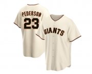 Wholesale Cheap Men's San Francisco Giants #23 Joc Pederson Cream Home Nike Jersey