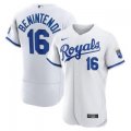 Wholesale Cheap Men's Kansas City Royals #16 Andrew Benintendi White Flex Base Stitched Jersey