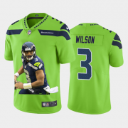 Cheap Seattle Seahawks #3 Russell Wilson Nike Team Hero Vapor Limited NFL Jersey Green