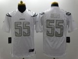 Wholesale Cheap Nike Chargers #55 Junior Seau White Men's Stitched NFL Limited Platinum Jersey