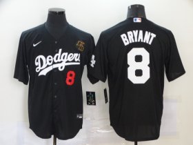 Wholesale Cheap Men\'s Los Angeles Dodgers #8 Kobe Bryant Black 2020 Nike KB Cool Base Jersey