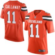 Wholesale Cheap Nike Browns #11 Antonio Callaway Orange Alternate Men's Stitched NFL Elite Jersey