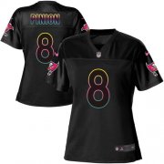 Wholesale Cheap Nike Buccaneers #8 Bradley Pinion Black Women's NFL Fashion Game Jersey