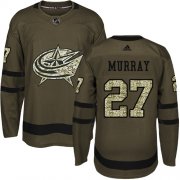 Wholesale Cheap Adidas Blue Jackets #27 Ryan Murray Green Salute to Service Stitched NHL Jersey
