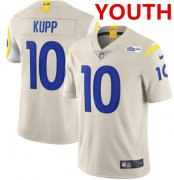 Wholesale Youth Los Angeles Rams #10 Cooper Kupp 2020 Bone Vapor Limited Stitched NFL Jersey