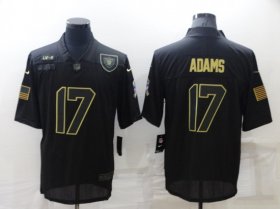 Wholesale Cheap Men\'s Las Vegas Raiders #17 Davante Adams Black Salute To Service Limited Stitched Jersey