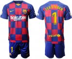 Wholesale Cheap Barcelona #1 Ter Stegen Home Soccer Club Jersey