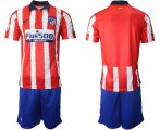 Wholesale Cheap Men 2020-2021 club Atletico Madrid home blank red Soccer Jerseys