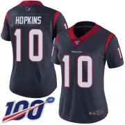 Wholesale Cheap Nike Texans #10 DeAndre Hopkins Navy Blue Team Color Women's Stitched NFL 100th Season Vapor Limited Jersey